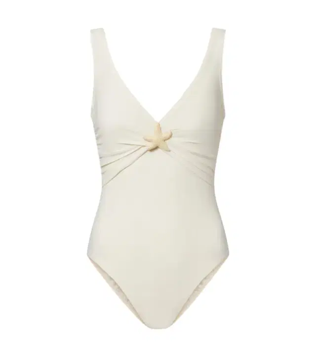 Karla Colletto Starfish embellished swimsuit