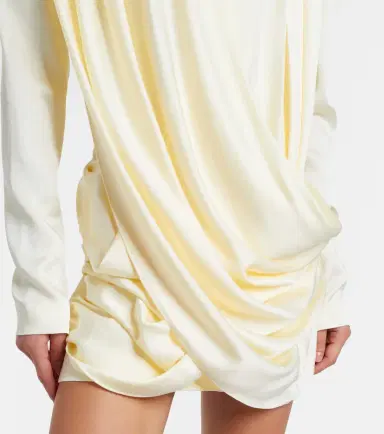 Stella McCartney Draped satin minidress | Thumbnail 2