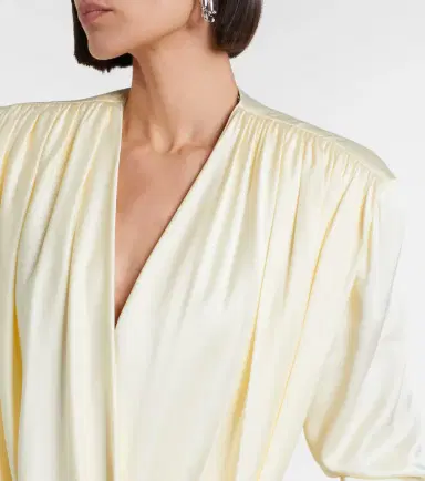 Stella McCartney Draped satin minidress | Thumbnail 3