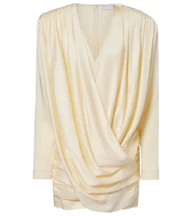 Stella McCartney Draped satin minidress | Thumbnail 1