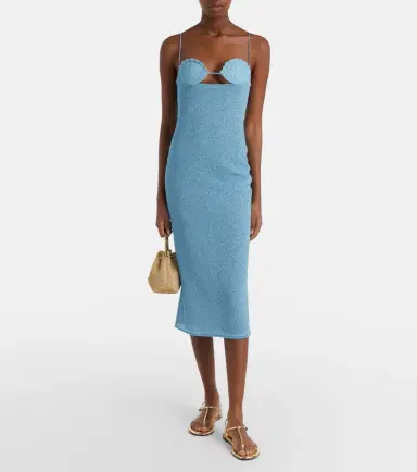 Oséree Oséree Lumière midi dress | Thumbnail 5