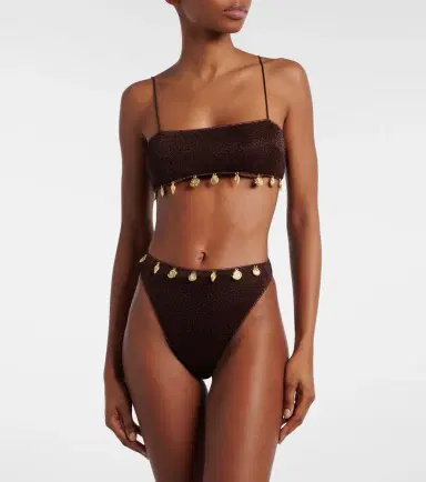 Oseree Oséree Lumière embellished bikini | Thumbnail 5