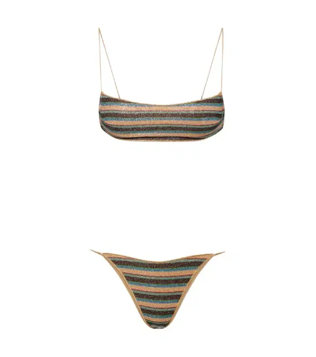 Oséree Lumière striped bikini