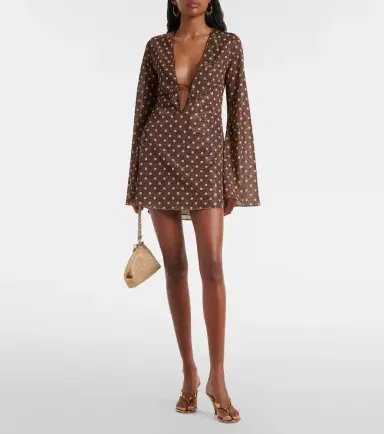Oséree Oséree Lumière polka-dot minidress | Thumbnail 2 Oséree Oséree Lumière polka-dot minidress | Thumbnail 2