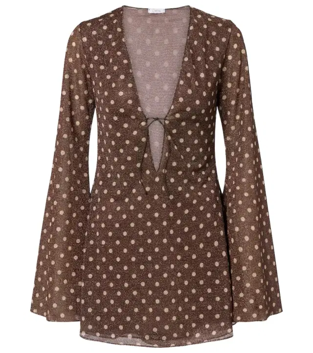 Oséree Lumière polka-dot minidress