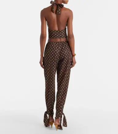 Oséree Oséree Lumière polka-dot tapered pants | Thumbnail 2