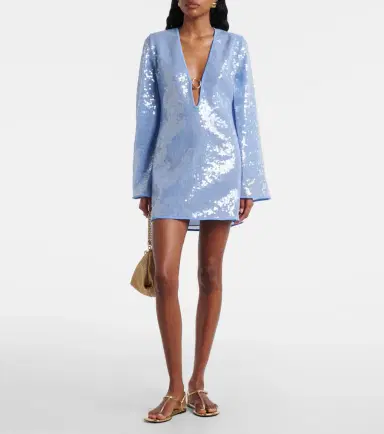 Oseree Oséree Sequined beach dress | Thumbnail 5