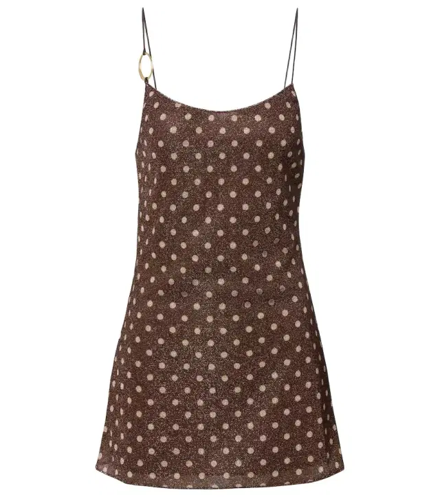 Oséree Lumière polka-dot minidress