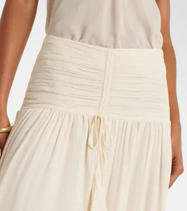 Poupette St Barth Neree ruffled maxi skirt | Thumbnail 2