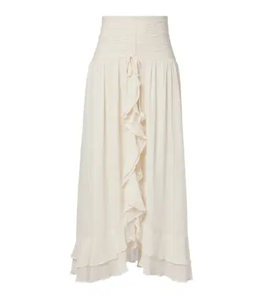 Poupette St Barth Neree ruffled maxi skirt | Thumbnail 1