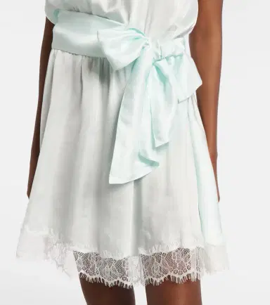 Poupette St Barth Bianca halterneck minidress | Thumbnail 5