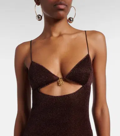 Oséree Oséree Lumière cutout minidress | Thumbnail 4