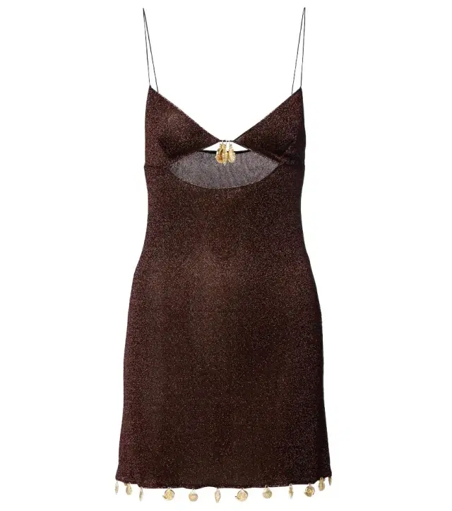 Oséree Lumière cutout minidress