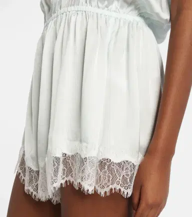 Poupette St Barth Silvia lace-trimmed romper | Thumbnail 2