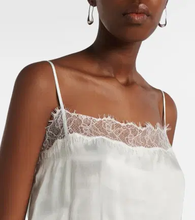 Poupette St Barth Silvia lace-trimmed romper | Thumbnail 3