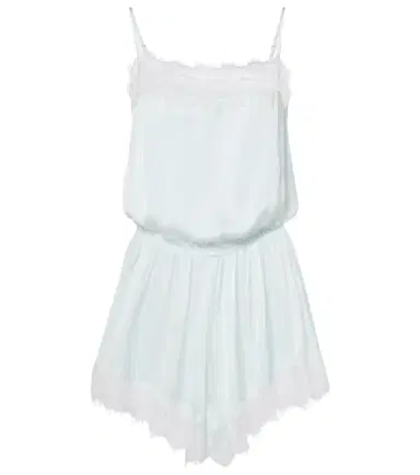 Poupette St Barth Silvia lace-trimmed romper | Thumbnail 1