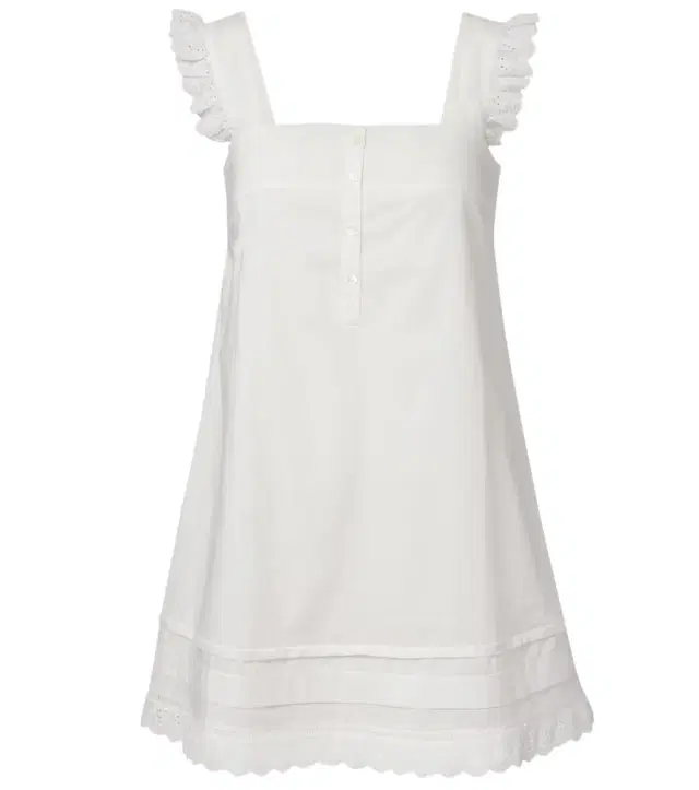 Livy ruffled cotton minidress