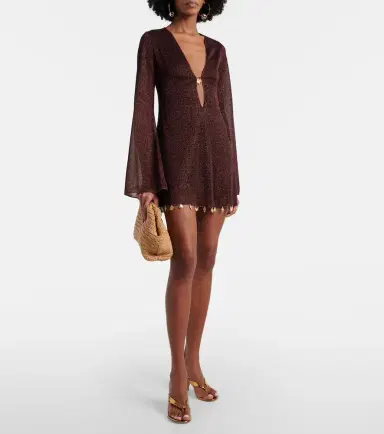 Oséree Oséree Lumière embellished beach dress | Thumbnail 4