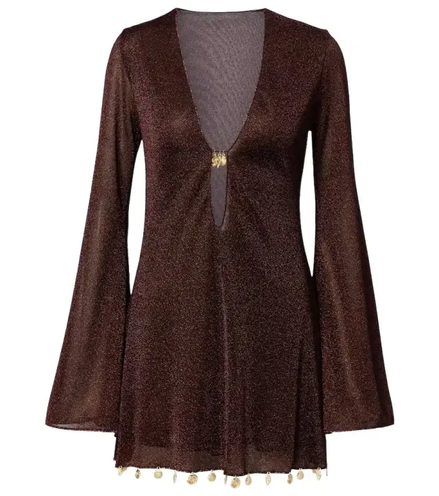 Oséree Lumière embellished beach dress