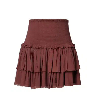 Poupette St Barth Farrah tiered miniskirt | Thumbnail 1