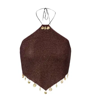 Oséree Oséree Lumière beaded halterneck top | Thumbnail 1 Oséree Oséree Lumière beaded halterneck top | Thumbnail 1