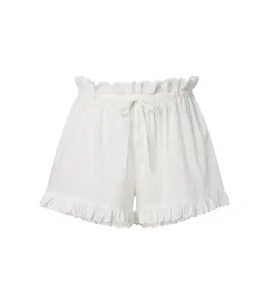 Poupette St Barth Cory pointelle cotton shorts | Thumbnail 1