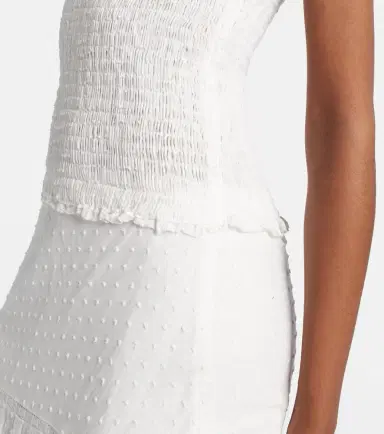 Poupette St Barth Foe shirred cotton maxi dress | Thumbnail 4 Poupette St Barth Foe shirred cotton maxi dress | Thumbnail 4