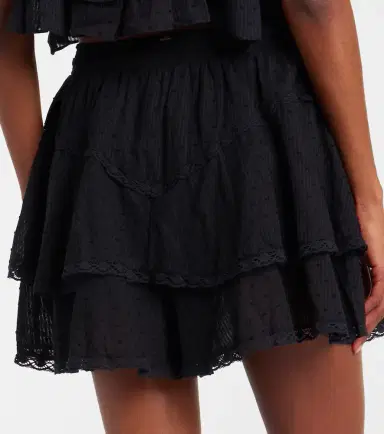 Poupette St Barth Thia crochet-trimmed cotton shorts | Thumbnail 2