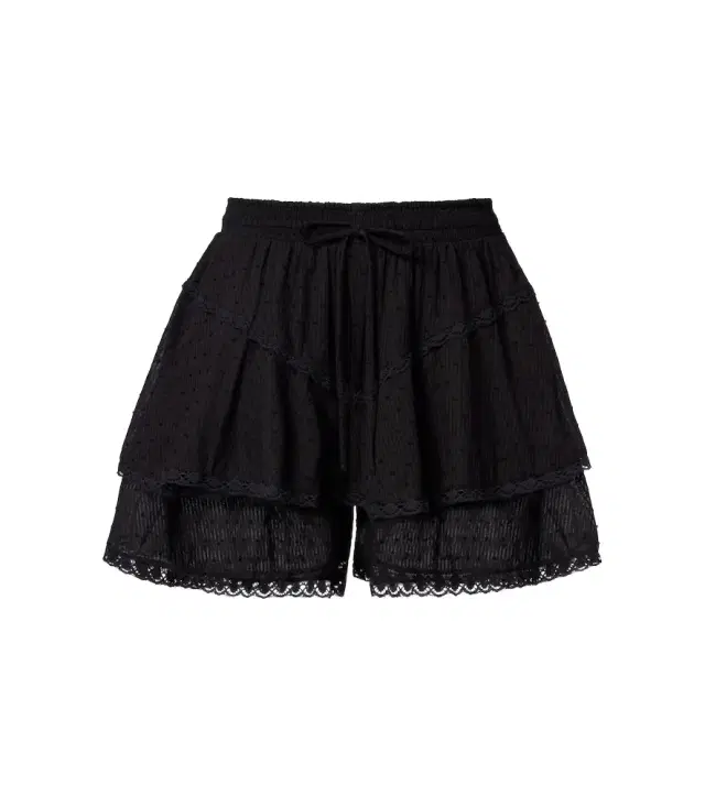 Poupette St Barth Thia crochet-trimmed cotton shorts