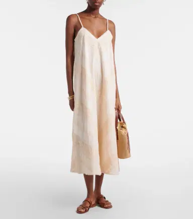 JULIET DUNN Embroidered cotton midi dress | Thumbnail 3 JULIET DUNN Embroidered cotton midi dress | Thumbnail 3