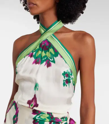 Poupette St Barth Aya printed halterneck minidress | Thumbnail 2 Poupette St Barth Aya printed halterneck minidress | Thumbnail 2