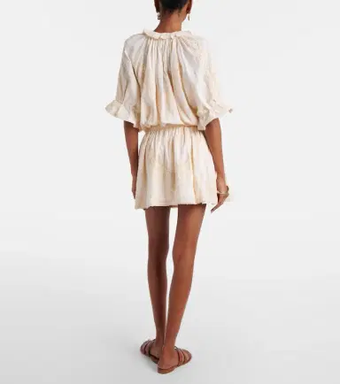 JULIET DUNN Embroidered cotton shirt dress | Thumbnail 2 JULIET DUNN Embroidered cotton shirt dress | Thumbnail 2