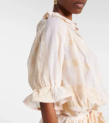 JULIET DUNN Embroidered cotton shirt dress | Thumbnail 4 JULIET DUNN Embroidered cotton shirt dress | Thumbnail 4