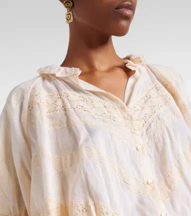 JULIET DUNN Embroidered cotton shirt dress | Thumbnail 5 JULIET DUNN Embroidered cotton shirt dress | Thumbnail 5
