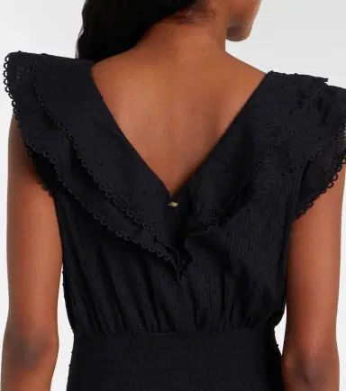 Poupette St Barth Della ruffled cotton minidress | Thumbnail 6