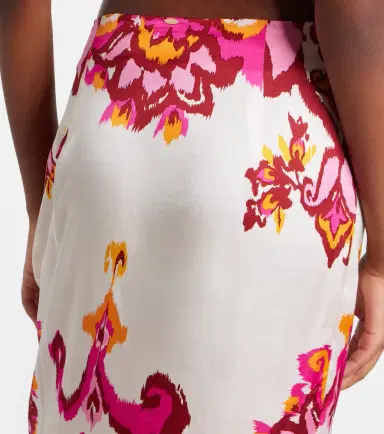 Poupette St Barth Dana printed wrap skirt | Thumbnail 4