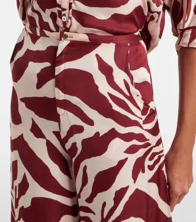Poupette St Barth Clea animal-print palazzo pants | Thumbnail 6