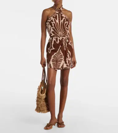 Poupette St Barth Manon printed cotton minidress | Thumbnail 4 Poupette St Barth Manon printed cotton minidress | Thumbnail 4