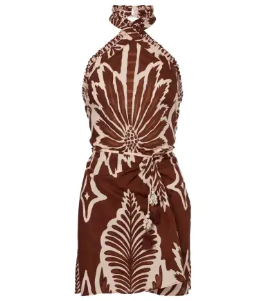 Poupette St Barth Manon printed cotton minidress | Thumbnail 1 Poupette St Barth Manon printed cotton minidress | Thumbnail 1