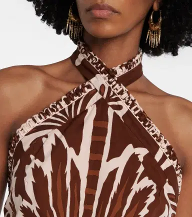 Poupette St Barth Suma printed cotton crop top | Thumbnail 5 Poupette St Barth Suma printed cotton crop top | Thumbnail 5