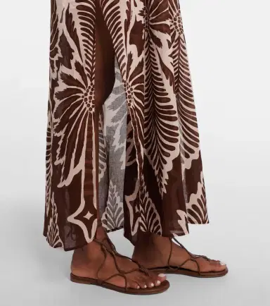 Poupette St Barth Sol printed cotton muslin kaftan | Thumbnail 3