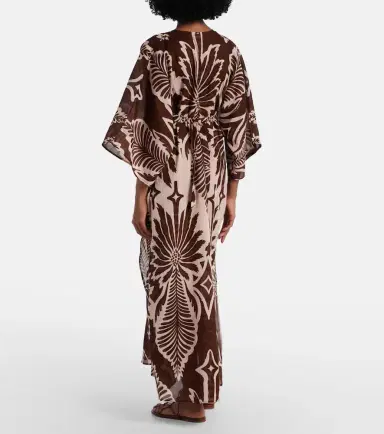 Poupette St Barth Sol printed cotton muslin kaftan | Thumbnail 5