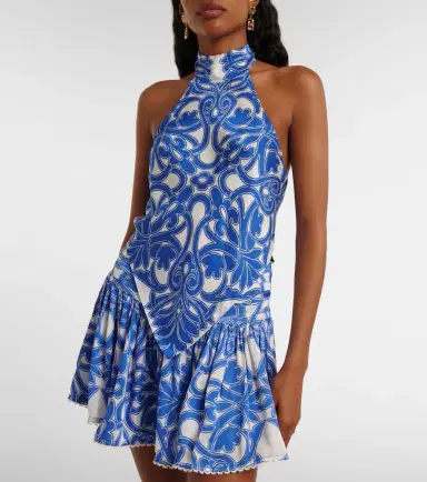 Poupette St Barth Guilia printed halterneck top | Thumbnail 2