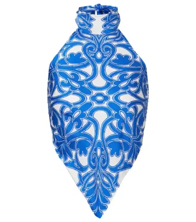 Poupette St Barth Guilia printed halterneck top | Thumbnail 1
