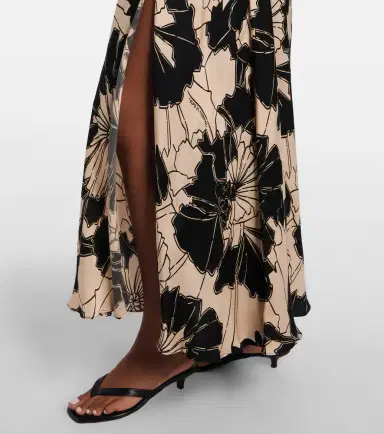 Poupette St Barth Carla floral halterneck maxi dress | Thumbnail 6