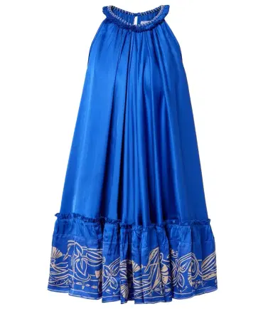 Poupette St Barth Cleo embellished floral satin minidress | Thumbnail 1