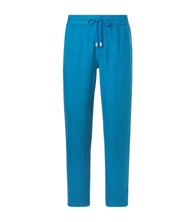 Linen tapered pants