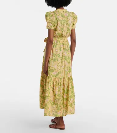 Poupette St Barth Baba floral cotton wrap dress | Thumbnail 3 Poupette St Barth Baba floral cotton wrap dress | Thumbnail 3