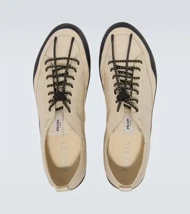 Prada Speedrock Re-Nylon and suede sneakers | Thumbnail 3 Prada Speedrock Re-Nylon and suede sneakers | Thumbnail 3