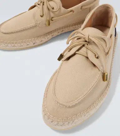 Vilebrequin Suede-trimmed canvas espadrilles | Thumbnail 3 Vilebrequin Suede-trimmed canvas espadrilles | Thumbnail 3